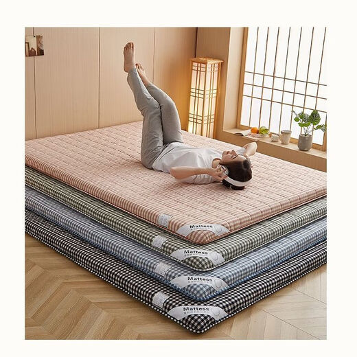 Yong Huan Tatami Mattress Customized 90*170*180*190*200*220*230*240*250 Children's Student Mattress MiGe Green 6cm Thick Cotton + High Elastic Cotton Filling 60*120cm Baby Mattress