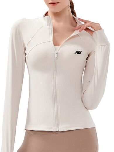 Tights women's tops new Nb fitness jacket women's tight quick-drying tops long-sleeved Pilates jacket running black M