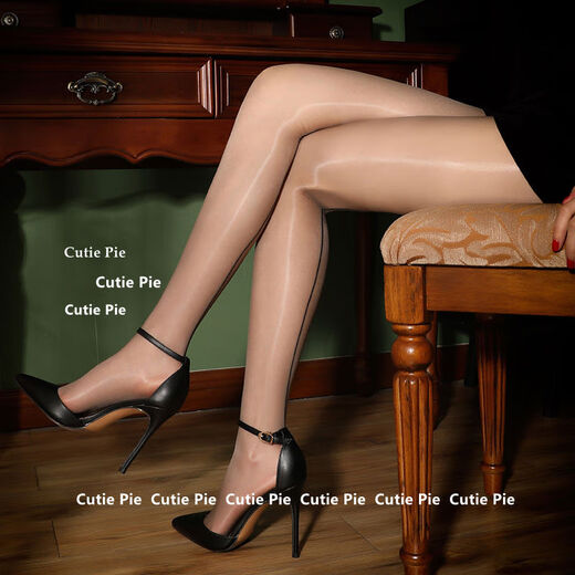 Cutie back vertical line aurora high waist shiny black silk waistless stockings pantyhose multi-color bottoming silk black open D one size fits all