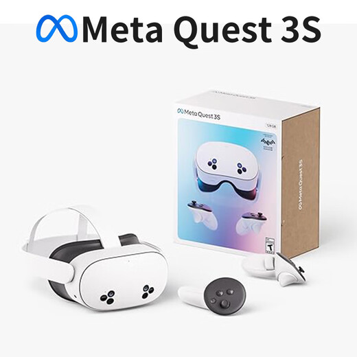 Meta Oculus quest3s VR glasses 256G generation activated stand-alone + replacement headset + helmet bracket + storage bag somatosensory game console steam head-mounted 3D device