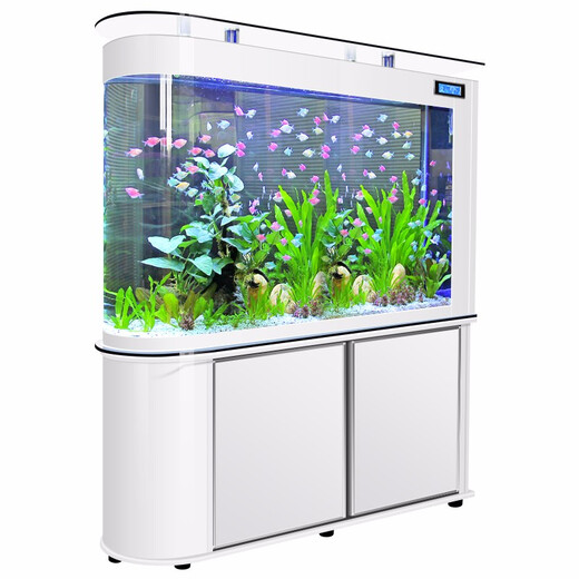 Opel fish tank aquarium living room large household ecological glass aquarium goldfish tank screen entrance 1 meter long bottom filter