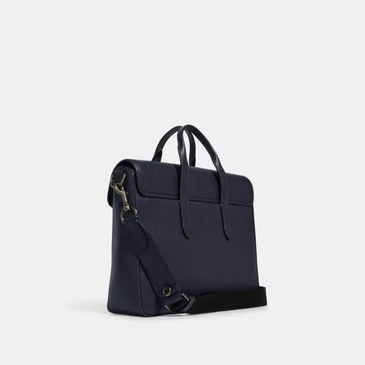 COACH Men's Business Briefcase A4 Document Storage Laptop Accommodation Multi-compartment Design Backpack Midnight ONE SIZE