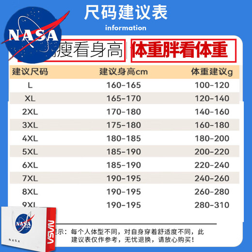 NASA RHUDE windbreaker men's mid-length spring and autumn coat men's youth loose coat autumn printed velvet hooded autumn and winter windbreaker black 5XL (200-220Jin Jin equals 0.5 kg)