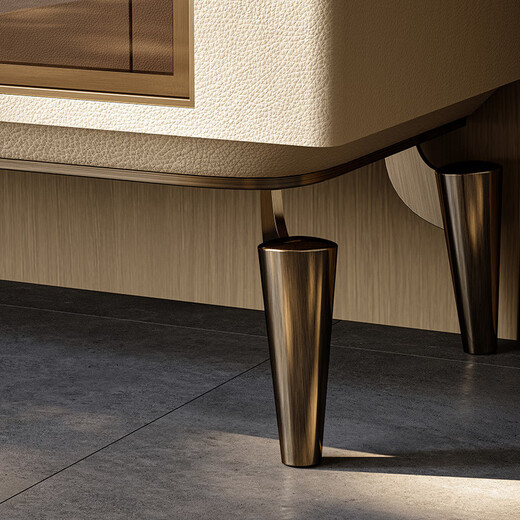 Yusenyi TAZA light luxury minimalist wine cabinet modern new display cabinet villa home dining side cabinet integrated wall high cabinet TAZA -2025 new product-guaranteed double door