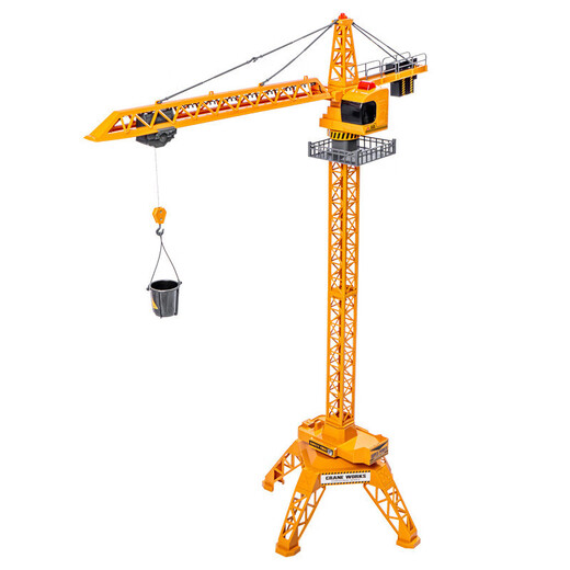 Shantou Lincun Simulation Tower Crane Children's Construction Tower Crane Large Engineering Vehicle Toy Wireless Remote Control Crane Model 9814 Extra Large Remote Control Crane Tower