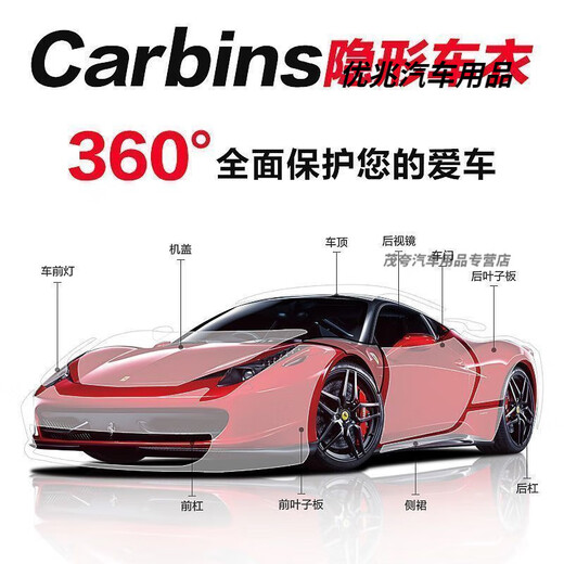 After the trip, car invisible car clothing tph protective film electric car clothing film transparent motorcycle full car film car shell film 90CM1.52 meters