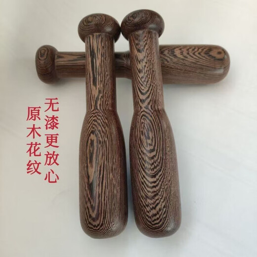 Xiongwochi low-net chicken wing wood garlic hammer manual grinding stick classic household garlic artifact garlic hammer round head garlic hammer large