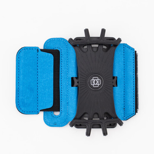 The shopkeeper recommends driving mobile phone arm bag rotatable silicone wrist strap arm strap sports fitness wrist bag new style black