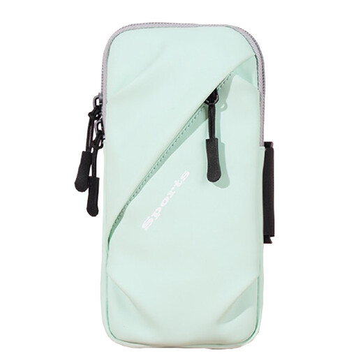Running mobile phone arm bag, outdoor mobile phone bag, universal arm strap for men and women, sports mobile phone arm bag, blue