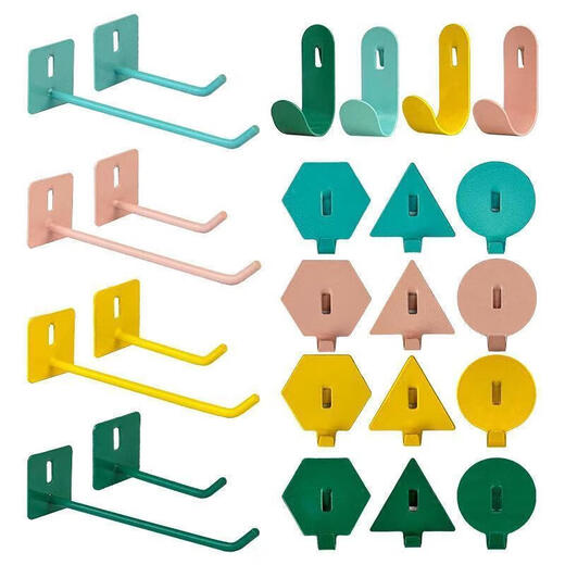 Musong e-sports hole board storage rack, Internet cafe wall display rack, home study table decoration, wall-mounted metal storage rack, metal U-shaped hook, 6 pack, dedicated for e-sports, default without light strips and accessories