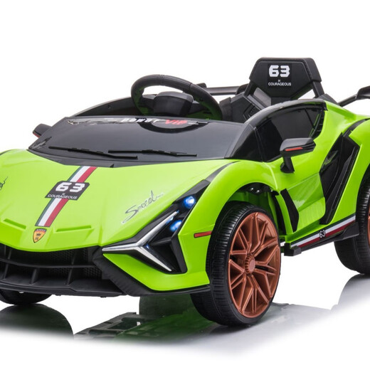 Dimai's new children's electric car swinging four-wheel car male and female baby stroller remote control toy car can sit people white dual drive + scissor door + Bluetooth music