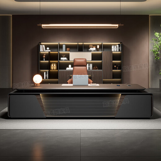 Boss desk, office desk, light luxury blister desktop, president desk, executive desk, simple modern manager desk, 1.8m boss desk, ordinary desktop