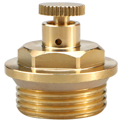 Wolwaston brass radiator plug manual deflation exhaust sewage valve outer wire air leakage plug heating accessories valve air leakage 6 points