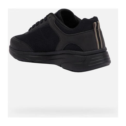 GEOX men's running shoes are breathable, moisture-wicking, lightweight, comfortable, non-slip and wear-resistant, black mesh material black 45