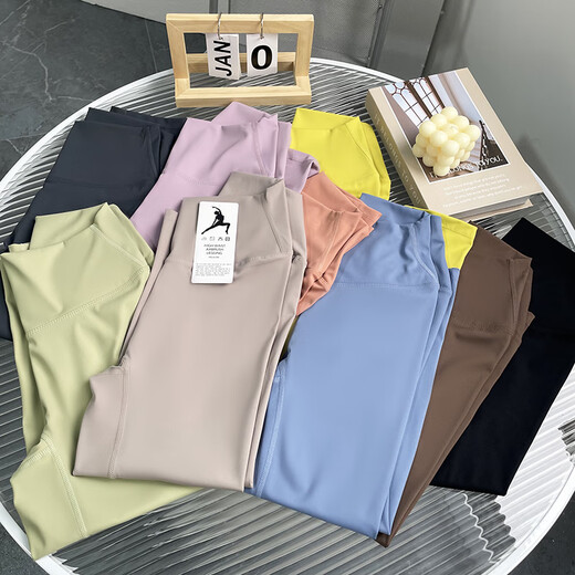 Really amazing three-point yoga pants for women's fitness running sweat-absorbent breathable quick-drying shorts summer Pilates sweatpants green S (95Jin Jin is equal to within 0.5 kg)