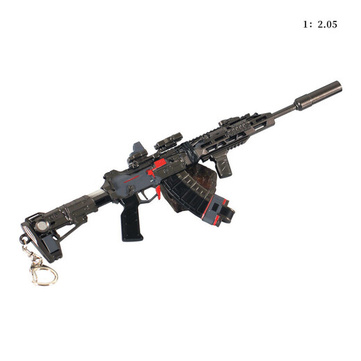 Le Yingqi Delta Operation Peripheral Tamron Assault Rifle Alloy Toy Weapon Model Keychain Pendant Shenxiu Game Tamron Assault Rifle 24CM Detachable Version
