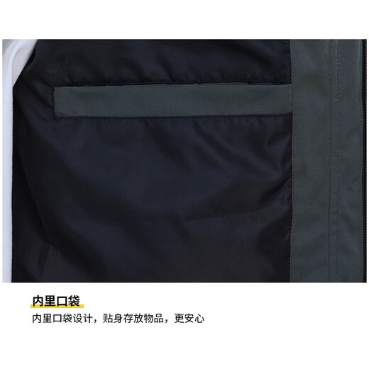 Pierre Cardin Jacket Men's Autumn and Winter Jacket Casual Velvet Top Comfortable and Versatile Fashion Trend Dark Gray Velvet 3XL