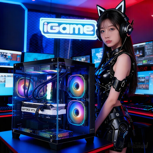 Colorful sea view room AMD Ryzen R5 7500F RTX5060TI 5050 independent graphics card E-sports game design office computer host desktop assembly machine with four R5 7500F丨16G丨5060TI graphics card brand new in original box