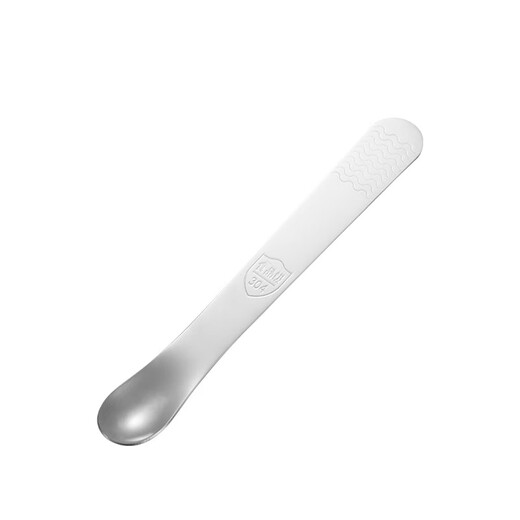 Huisha 304 stainless steel dumpling spoon filling stirrer flat spoon filling spoon household dumpling making wonton spoon tool 304 double-headed dumpling spoon