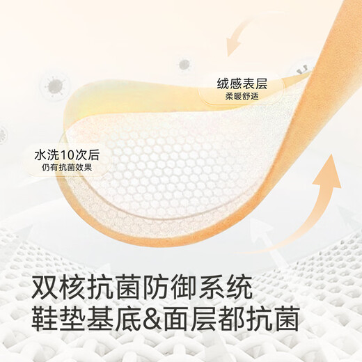 Ying's baby toddler shoes, winter casual cotton shoes, warm and velvet, versatile and comfortable shoes for boys, girls going out, off-white 21