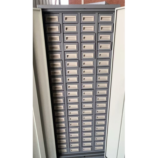Qingxinwei 80-door iron drawer cabinet with door medium drawer-type parts cabinet, height 1600mm*width 615mm*depth 400mm