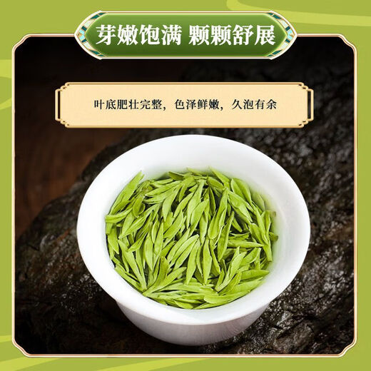 Cicada's Home Jiangnan Longjing 100g 2024 First Class New Tea Mingqian Spring Tea Green Tea Gift Box Canned Mid-Autumn Festival Longjing Tea (100g/can*2)
