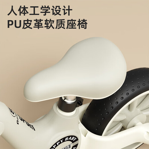 Children's balance car 2-6 years old boys and girls baby anti-rollover two-wheel sliding tricycle toy bicycle multi-functional balance car tricycle brown