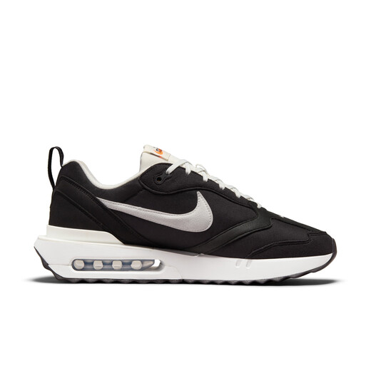 Nike Men's Running Air Cushion Shoes Winter Dad Shoes Sports Shoes NIKE AIR MAX DAWN DJ3624 001 Black/White/Metallic Silver/Dutch Orange 42