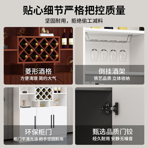 Yusenyi Wine Cabinet Partition Cabinet Home Wall Porch Simple Entry Door Shoe Cabinet Integrated Living Room Sideboard Cabinet Storage Cabinet Includes Entry Double Door 100 Teak Color