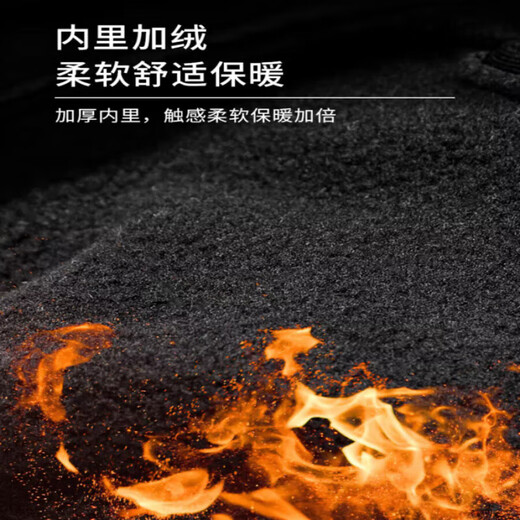 DFBK German fishing gloves autumn and winter sting-proof and waterproof men's winter fishing special non-stick bait warm half-finger lure single side black two-finger winter fishing cold-proof artifact waterproof and non-slip