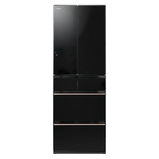 Hitachi (HITACHI) 540L multi-door refrigerator imported from Japan, large capacity, double cycle, no odor, vacuum preservation, automatic ice making, dormant preservation, R-HW540RC, replacement subsidy, automatic ice making, crystal black