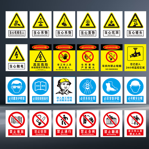 Jipang safety sign, electric fire warning sign, warning sign, sign, distribution room, construction site, factory workshop, warehouse slogan sign, supports customization, fireworks are strictly prohibited 20*16cm