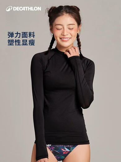 Yoga clothing sports tops fitness clothing women's quick-drying clothing surfing new Pilates training suit IVL1 black-bottoms S