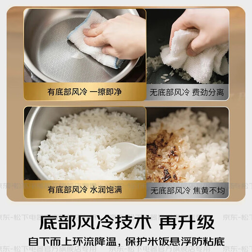 Panasonic 20% national subsidy Rice Guangguang 2.0 rice cooker 0 coating IH heating household rice cooker 4-5 people uncoated stainless steel first level energy efficiency 4 liters SR-HNS152-W