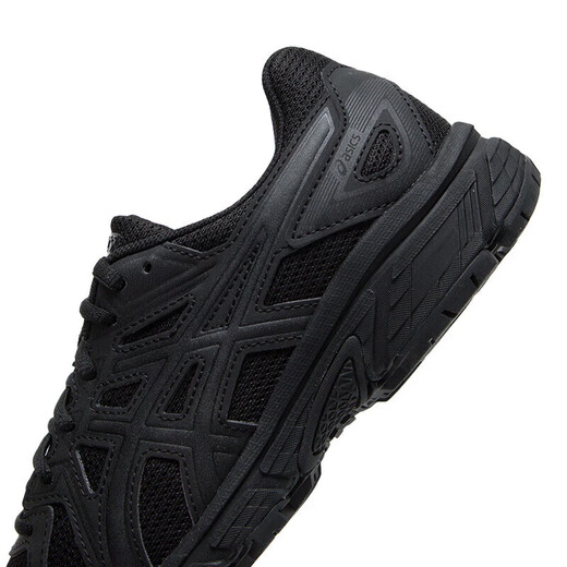 ASICS women's running shoes 26 spring new JOG 100T wide last breathable sports shoes retro classic casual shoes Black Warrior 35.5 (225mm)