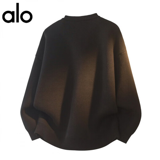 ALO YOGA trendy brand autumn stand-up collar knitted casual couple cardigan sweater jacket gray 2XL 140-160Jin Jin equals 0.5 kg