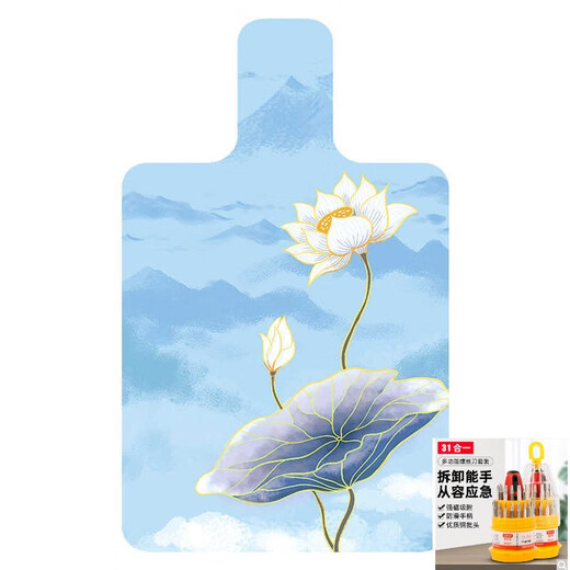 Big Tuan Xiaoyuan Pilates Core Mattress Yoga Studio Special Suede Large Equipment Mat Professional Pilates Special Upgrade Model Water Hibiscus 1.5mm (ultra-thin model) 99.6x61cm