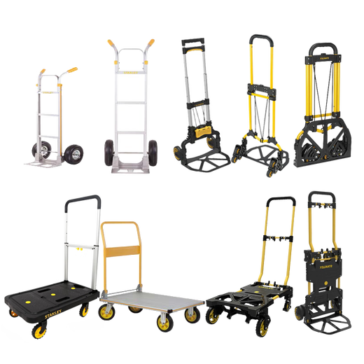 Stanley (STANLEY) trolley handling folding truck tool cart multi-functional storage moving logistics express trolley industrial flatbed truck STST0511T-23