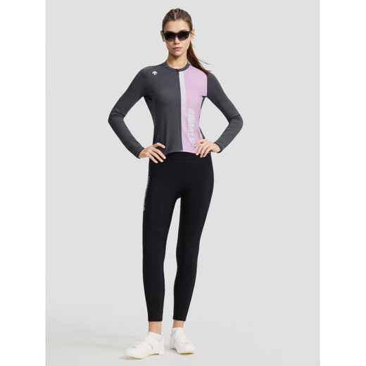 DESCENTE Desante CYCLING series long-sleeved professional cycling jersey winter PP-Purple S (160/80A)