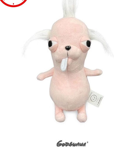 Shantou Lincun ChiHUAHUA Crested Dog Aguan Chihuahua Plush Doll Pillow Birthday Gift for Girls Large Toy Separate Blue Overalls - Suitable for 4-inch Chihuahuas As mentioned above