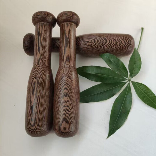 Xiongwochi low-net chicken wing wood garlic hammer manual grinding stick classic household garlic artifact garlic hammer round head garlic hammer large