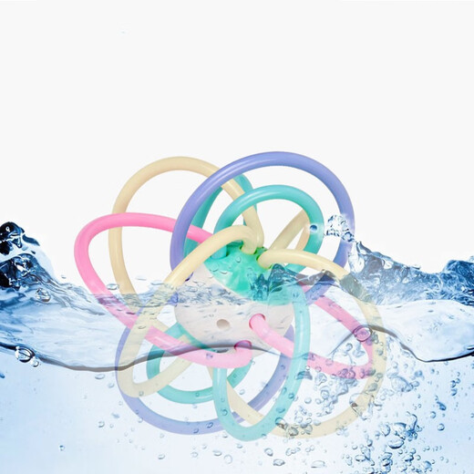 Yoshida Hisamori Boiled Rattle Toy Teething Baby Baby Bite Manhattan Ball Ball Baby Little Star + Little Shell + Silicone Chain