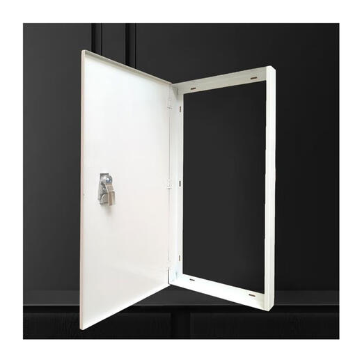 Indoor and outdoor distribution box door panel with lock iron plate empty unboxing panel PZ30 loop box concealed hollow cover Hollow size 270*230 (outer diameter size 310*2701