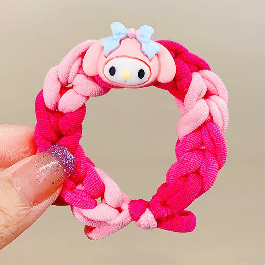 Haiyido Sanrio diy braided bracelet rubber band Liuyi handmade homemade bracelet bestie bracelet braided bracelet couple Sanrio braided bracelet full set of 5 items material package