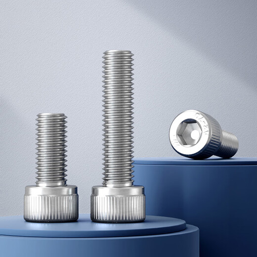 Bairuite (bairuite) 304 stainless steel hexagon socket screw screw extended cylindrical head cup head hexagon socket bolt DIN912 screw M5*25 10 pieces