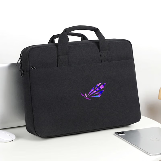 Rog computer bag gaming notebook 18-inch Gunslinger 9/8plus laptop bag Moba 7/8plus cutting-edge black black icon 18 inches
