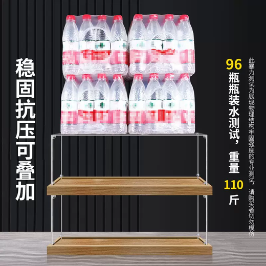 Yusenyi customized acrylic display box suitable for Lego toy storage display cabinet model figure high-definition transparent dust cover Inner diameter length, width and height-15x10x10cm Inner diameter length, width and height-15x10x10cm