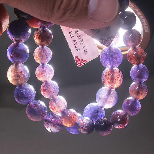Eternal leaf natural cordierite bracelet for women blood drops cordierite bracelet starry sky ice blue crystal tanzanite one thing one picture cordierite 421--451 number is blood drop but with white lines defects must be read before purchasing
