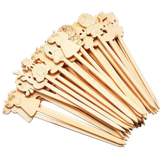 An Xiaoxia Oden cooking skewers, barbecue skewers, self-driving camping outdoor skewers, disposable skewers, 18cm bamboo skewers, 50 pieces