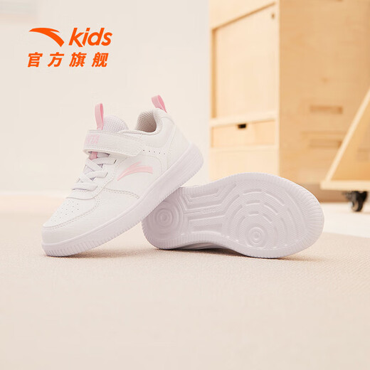 Sneakers para hombres y mujeres para hombres y mujeres Spring y verano Fuera de cuero cómodo Velcro Escuela primaria Zapatos blancos [Estilo de mujeres] White/Water Pink 9901H-4 29